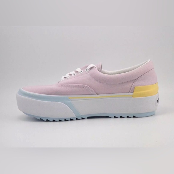 VANS Pastel wedged sneaker women’s size 5, unisex - Picture 1 of 8